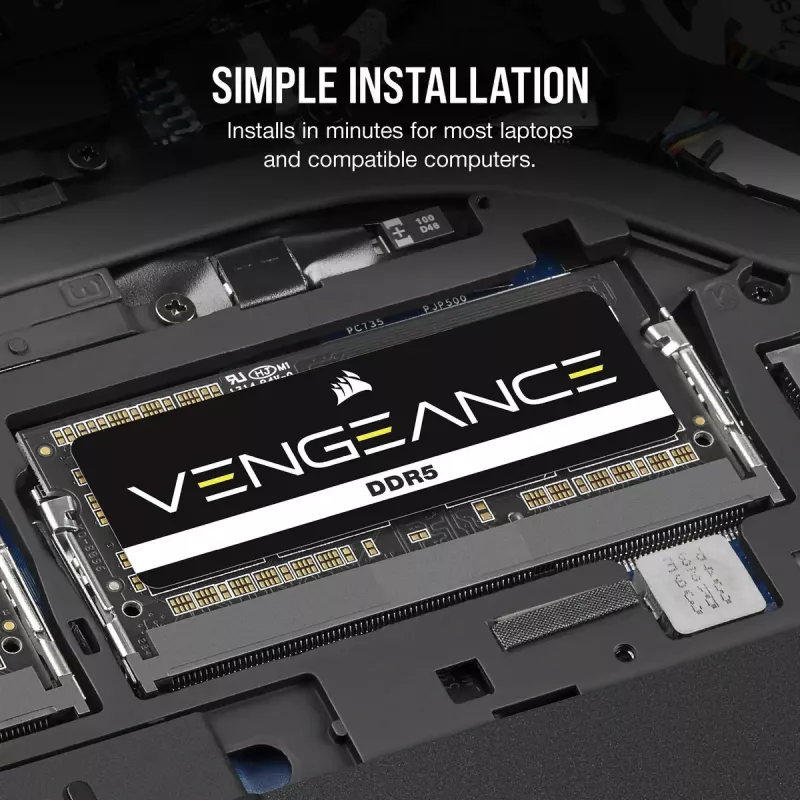 Laptop-Speicher CORSAIR Vengeance DDR5 24 GB SO-DIMM 4800 MHz 262-Pin 1,1 V CL40