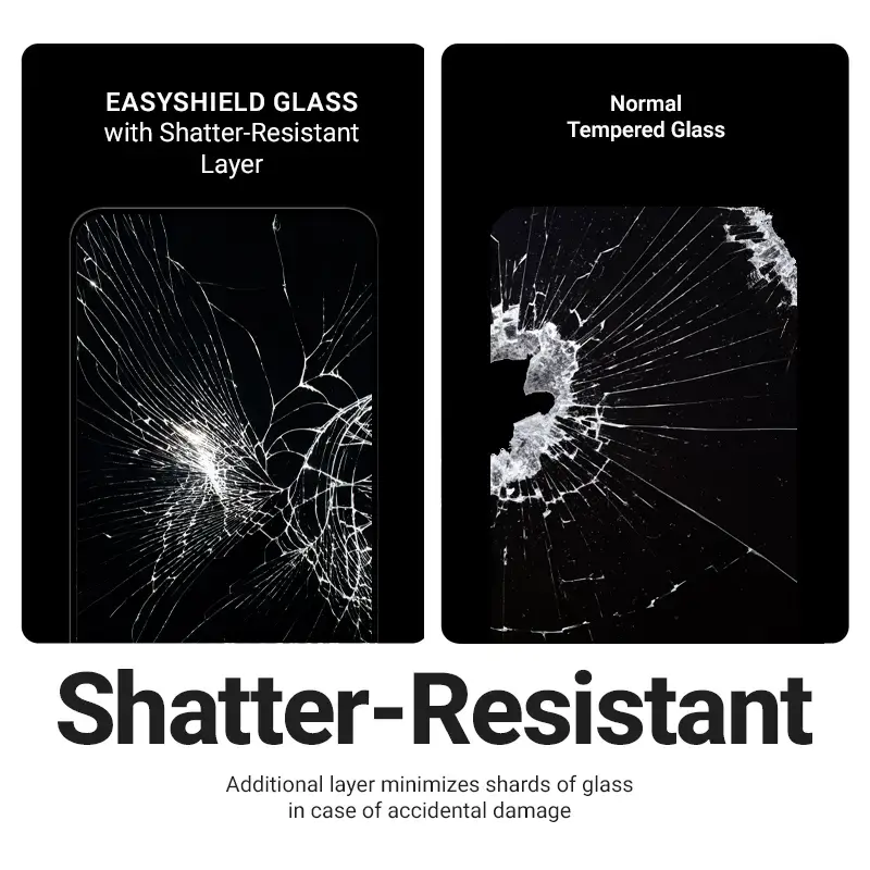 Displayschutzfolie aus gehärtetem Glas Crong EasyShield 2-Pack für iPhone 17 / 17 Pro / 16 Pro, Aluminosilikat, glänzend