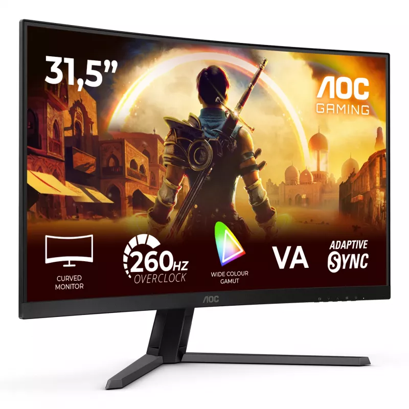 AOC G4 C32G42ZE Computermonitor 80 cm (31,5 Zoll) 1920 x 1080 Pixel Full HD LED Schwarz, Rot