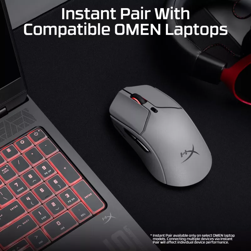 HyperX Pulsefire Haste 2 Pro - 4K Wireless Gaming-Maus