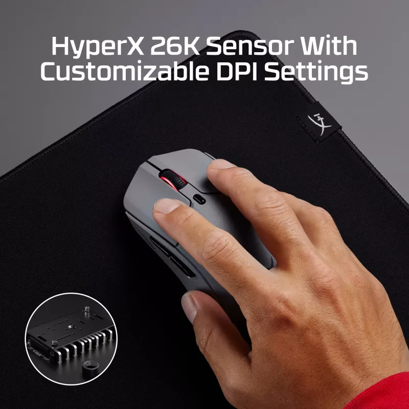 HyperX Pulsefire Haste 2 Pro - 4K Wireless Gaming-Maus