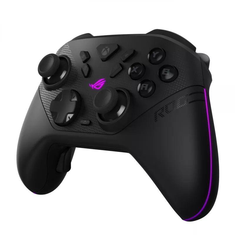 Gamepad ASUS ROG Raikiri II XBox WL — Bluetooth, RF, USB Type-C, PC/Xbox One/Series S/X, Schwarz, 2,5 m Kabel, bis zu 50 h Akku