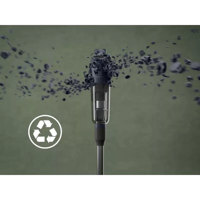 Electrolux EP71UB14DB Stabstaubsauger Akku Trocken Zyklon, Schaumstoff, HEPA, Mikro Beutellos 0,3 l 57 W Blau 4 Ah