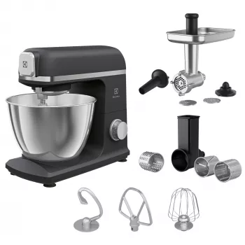 Electrolux E5KM1-6GBP Küchenmaschine 1200 W 5 L Schwarz, Grau