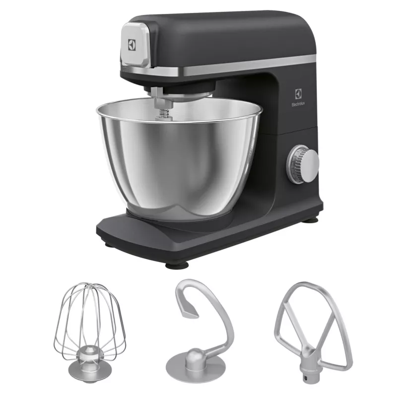 Electrolux E5KM1-6GBP Küchenmaschine 1200 W 5 L Schwarz, Grau