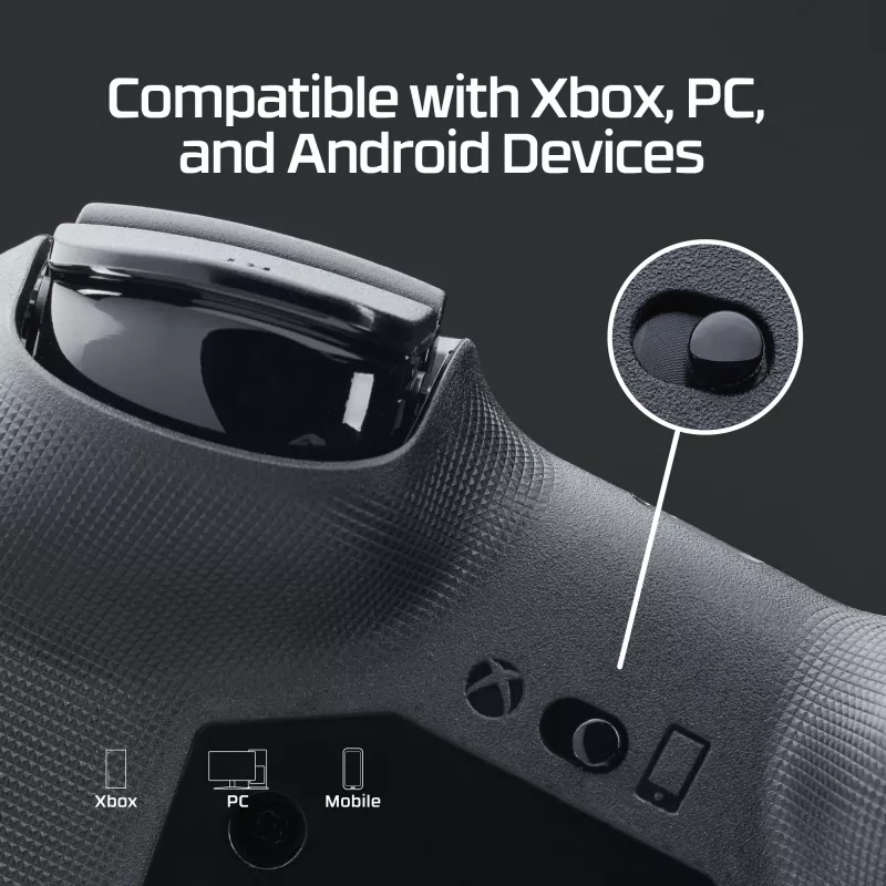 HyperX Clutch Tanto Mini WD Gaming Controller, Joystick, Xbox, Xbox One, Kabelgebunden, USB, Schwarz, 2,95 m