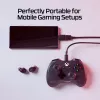HyperX Clutch Tanto Mini WD Gaming Controller, Joystick, Xbox, Xbox One, Kabelgebunden, USB, Schwarz, 2,95 m