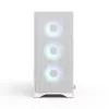 Fractal Design Pop 2 Air White TG RGB Midi Tower PC-Gehäuse – ATX/Micro-ATX/Mini-ITX, gehärtetes Glas, 3x120-mm-Frontlüfter
