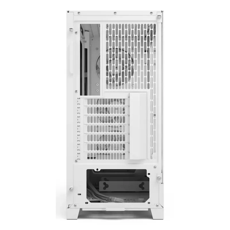 Fractal Design Pop 2 Air White TG RGB Midi Tower PC-Gehäuse – ATX/Micro-ATX/Mini-ITX, gehärtetes Glas, 3x120-mm-Frontlüfter