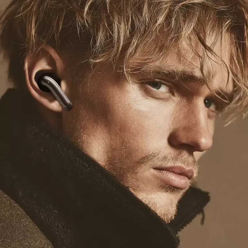 Kabellose In-Ear-Kopfhörer Audiocore AC591 PRO — hybrides ANC, ENC, 6 Mikrofone, USB‑C-Ladung, bis zu 9 Std. Wiedergabe, Tuya-kompatibel, schwarz