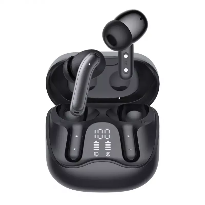 Kabellose In-Ear-Kopfhörer Audiocore AC591 PRO — hybrides ANC, ENC, 6 Mikrofone, USB‑C-Ladung, bis zu 9 Std. Wiedergabe, Tuya-kompatibel, schwarz