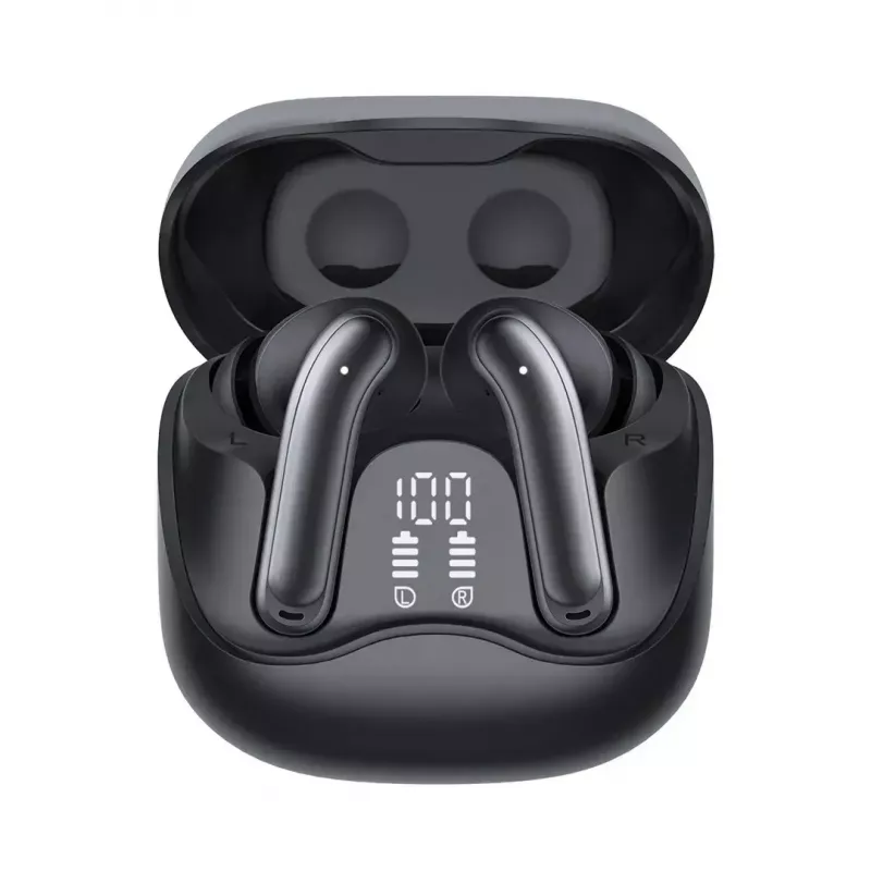 Kabellose In-Ear-Kopfhörer Audiocore AC591 PRO — hybrides ANC, ENC, 6 Mikrofone, USB‑C-Ladung, bis zu 9 Std. Wiedergabe, Tuya-kompatibel, schwarz