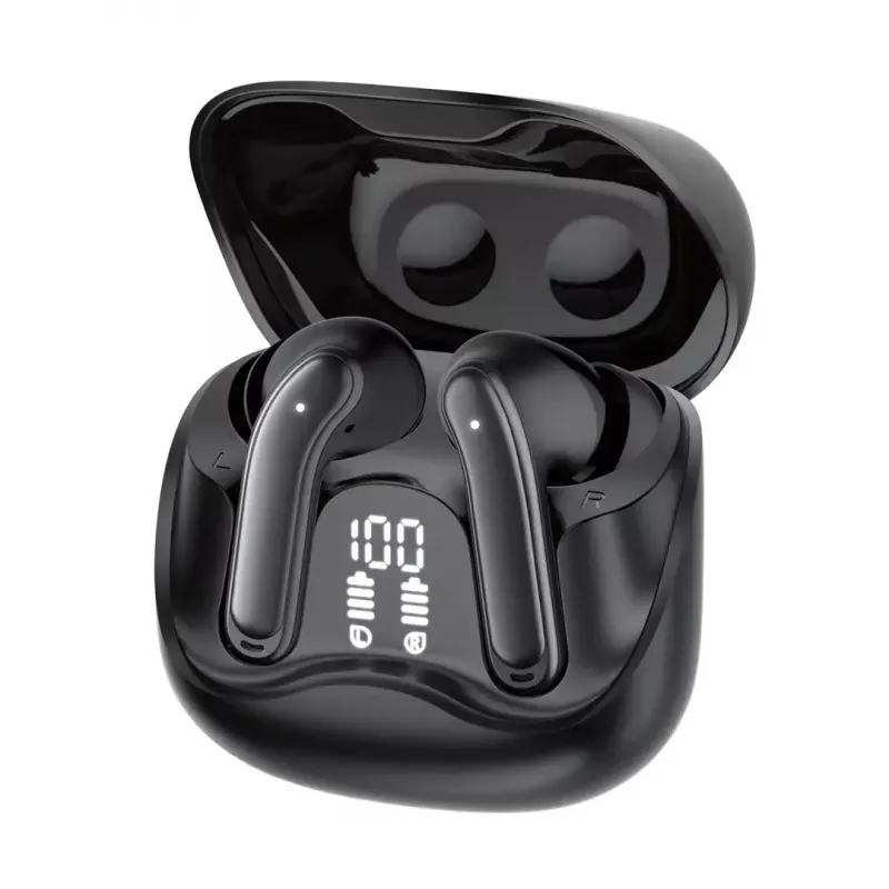 Kabellose In-Ear-Kopfhörer Audiocore AC591 PRO — hybrides ANC, ENC, 6 Mikrofone, USB‑C-Ladung, bis zu 9 Std. Wiedergabe, Tuya-kompatibel, schwarz