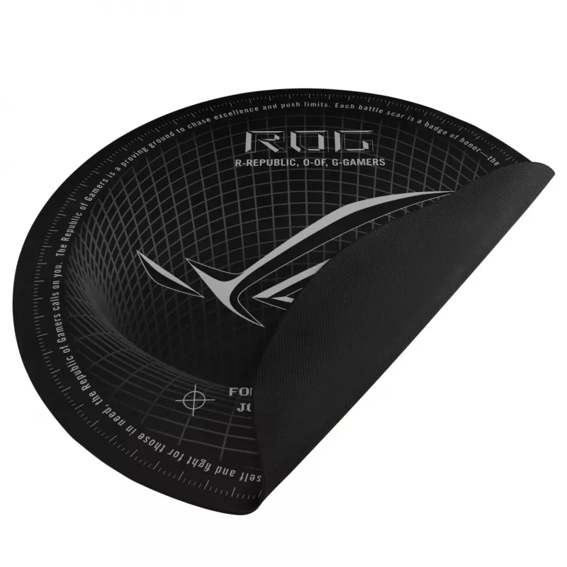 Bodenschutzmatte ASUS ROG Cosmic Mat II OS111, rund, Durchmesser 117 cm, für Gaming- oder Bürostuhl