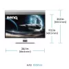 BenQ EX271UZ Computermonitor 67,3 cm (26,5 Zoll) 3840 x 2160 Pixel 4K Ultra HD OLED Schwarz, Weiß