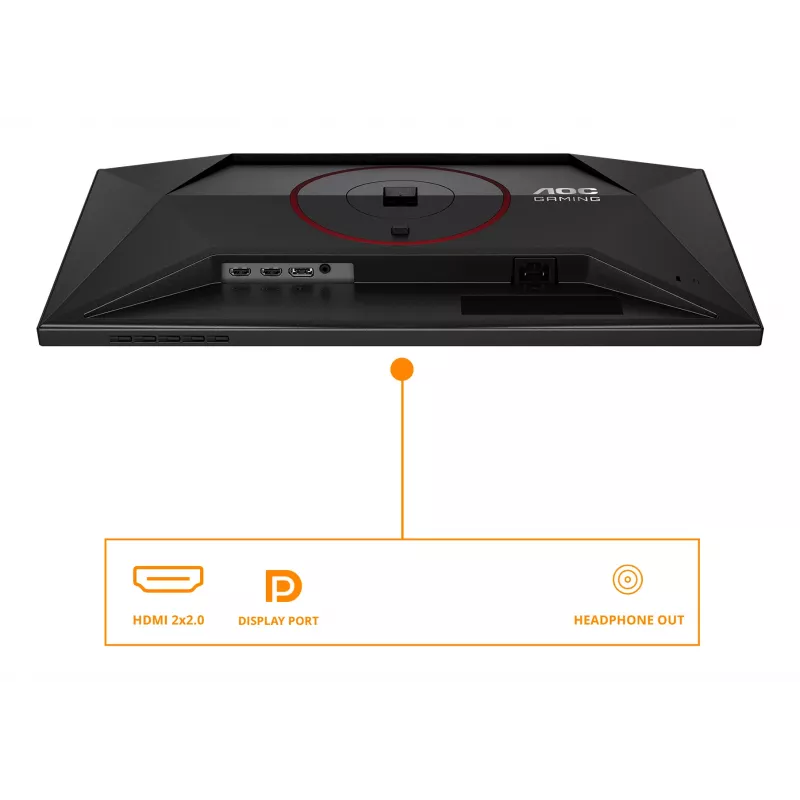 AOC G4 24G4ZR Computer-Bildschirm 60,5 cm (23,8 Zoll) 1920 x 1080 Pixel Full HD LED Schwarz, Rot
