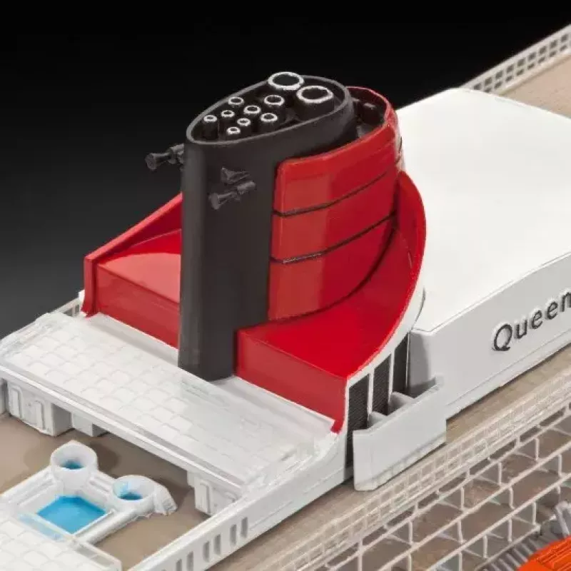 Passagierschiff-Modell REVELL Queen Mary 2 Bausatz, Maßstab 1:700