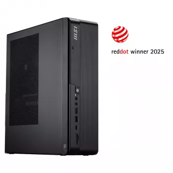 Desktop-PC MSI PRO DP80 AI A2G-083XEU — Core Ultra 5 225, 16 GB RAM, 512 GB SSD, Intel UHD, AX211 Wi‑Fi 6E, Kein Betriebssystem, Schwarz