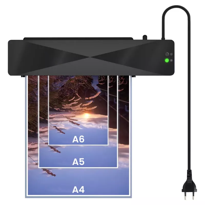 Kalt-/Heißlaminiergerät SAVIO LR-01/B — max. Laminierbreite 230 mm, 320 mm/min, 300 W, schwarz