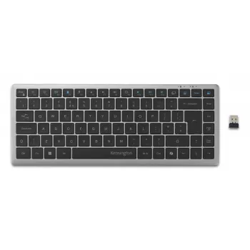 Kensington KB435 EQ Wiederaufladbares Kompakt-Tastatur für mehrere Geräte