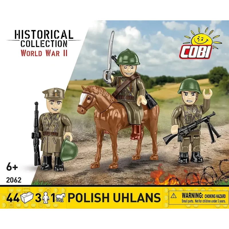 Cobi Blocks Polnische Ulanen 44-teiliges Bauset COIB-2062