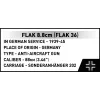 Cobi Blocks Sd.Kfz.8 mit 8,8 cm Flak 36 Baukasten, 975 Teile