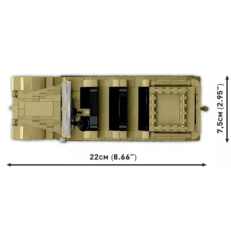 Cobi Blocks Sd.Kfz.8 mit 8,8 cm Flak 36 Baukasten, 975 Teile