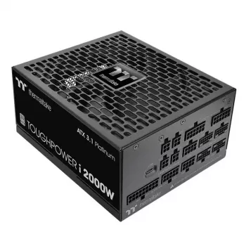 Netzteil Thermaltake Toughpower i2000W 2000 W, 24-Pin ATX, 80 PLUS Platinum, 140-mm-Lüfter, ATX, Schwarz