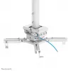 Neomounts CL25-550WH1 Beamer-Deckenhalterung – H 74,5-114,5 cm – Easy-Install – voll beweglich
