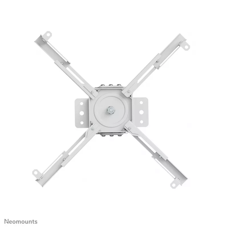 Neomounts CL25-550WH1 Beamer-Deckenhalterung – H 74,5-114,5 cm – Easy-Install – voll beweglich