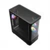 Computergehäuse MODECOM VOLCANO AQ200 ARGB MIDI schwarz