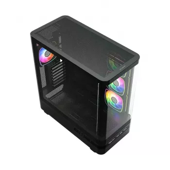 Computergehäuse MODECOM VOLCANO AQ200 ARGB MIDI schwarz