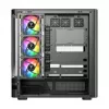 Computergehäuse MODECOM VOLCANO AQ200 ARGB MIDI schwarz