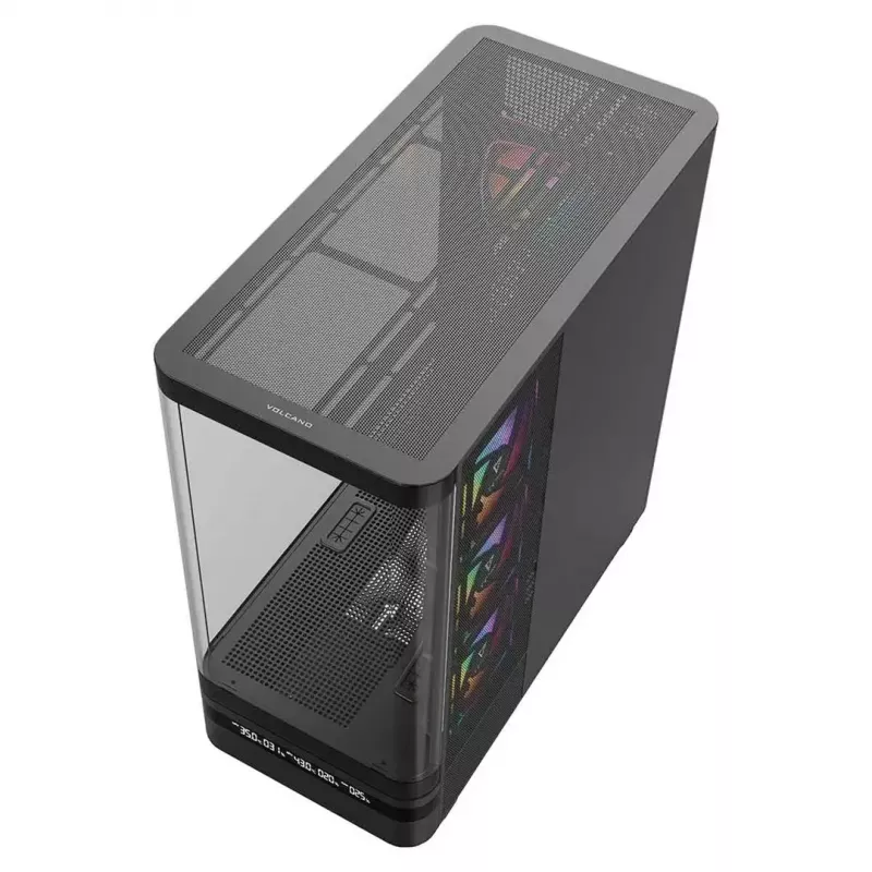 Computergehäuse MODECOM VOLCANO AQ200 ARGB MIDI schwarz