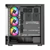 Computergehäuse MODECOM VOLCANO AQ200 ARGB MIDI schwarz