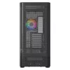 PC-Gehäuse MODECOM VOLCANO AQ400 ARGB MIDI Schwarz — MODECOM MC-A-AQ400-4FA-B