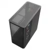 PC-Gehäuse MODECOM VOLCANO AQ400 ARGB MIDI Schwarz — MODECOM MC-A-AQ400-4FA-B