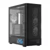 PC-Gehäuse MODECOM VOLCANO AQ400 ARGB MIDI Schwarz — MODECOM MC-A-AQ400-4FA-B