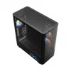 PC-Gehäuse MODECOM VOLCANO AQ400 ARGB MIDI Schwarz — MODECOM MC-A-AQ400-4FA-B