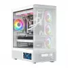 MODECOM VOLCANO AQ400 ARGB MIDI Tower Computergehäuse, weiß