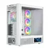 MODECOM VOLCANO AQ400 ARGB MIDI Tower Computergehäuse, weiß