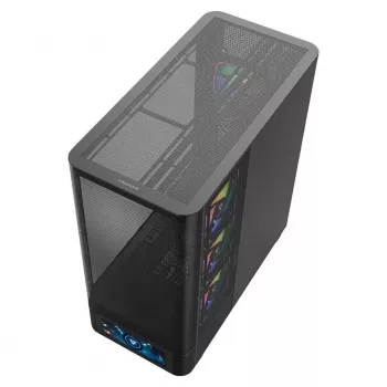 Computergehäuse MODECOM VOLCANO AQ500 ARGB MIDI schwarz