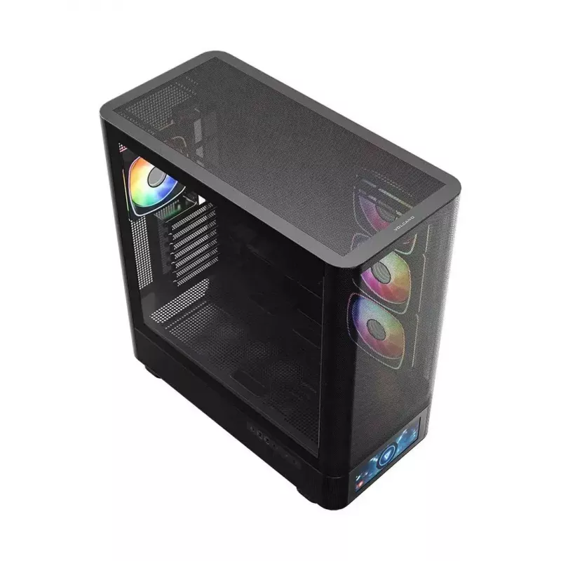 Computergehäuse MODECOM VOLCANO AQ500 ARGB MIDI schwarz