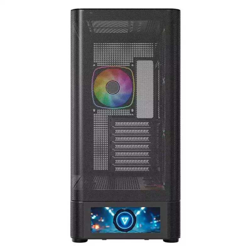 Computergehäuse MODECOM VOLCANO AQ500 ARGB MIDI schwarz