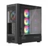Computergehäuse MODECOM VOLCANO AQ500 ARGB MIDI schwarz