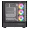 Computergehäuse MODECOM VOLCANO AQ500 ARGB MIDI schwarz