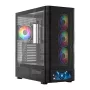 Computergehäuse MODECOM VOLCANO AQ500 ARGB MIDI schwarz