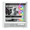 Computergehäuse MODECOM VOLCANO AQ500 ARGB MIDI weiß
