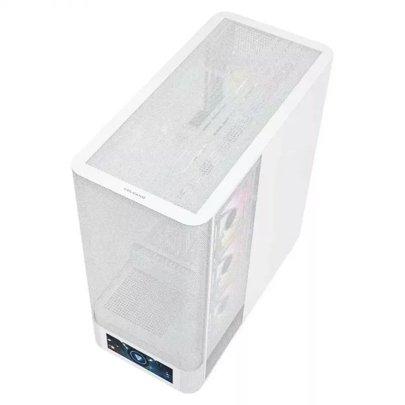 Computergehäuse MODECOM VOLCANO AQ500 ARGB MIDI weiß