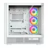 Computergehäuse MODECOM VOLCANO AQ500 ARGB MIDI weiß